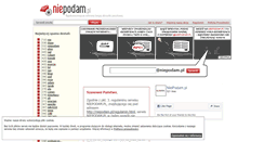 Desktop Screenshot of nie-podam.pl